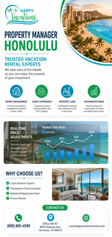 Property Manager Honolulu | Trusted Vacation Rental Experts